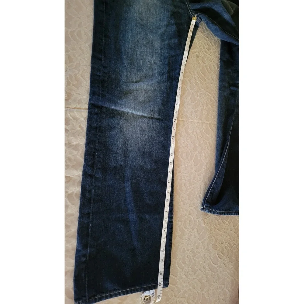 Gap 1969 Loose Fit Jeans Mens Size 31x32 Blue Dark Wash Baggy Cotton Denim